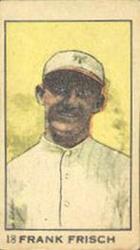 1920 W519-1-1 Strip Cards Type 1 Numbered #18 Frank Frisch Front