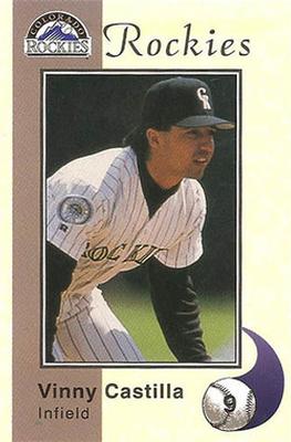 1994 Colorado Rockies Police #NNO Vinny Castilla Front