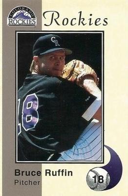 1994 Colorado Rockies Police #NNO Bruce Ruffin Front