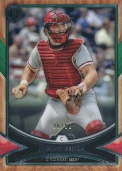 2018 Topps Tribute - Green #29 Johnny Bench Front
