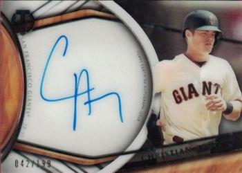2018 Topps Tribute - Autographs #TA-CA Christian Arroyo Front