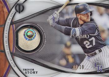 2018 Topps Tribute - Milestone Relics #MR-TS Trevor Story Front