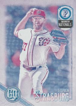 2018 Topps Gypsy Queen - Missing Black Plate #37 Stephen Strasburg Front