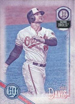 2018 Topps Gypsy Queen - Missing Black Plate #218 Chris Davis Front