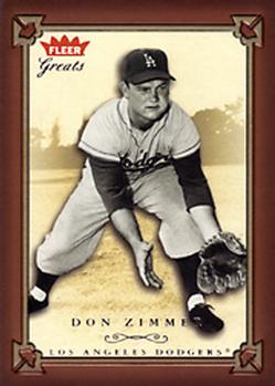 2004 Fleer Greats of the Game #100 Don Zimmer Front