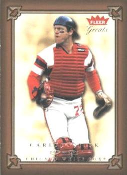 2004 Fleer Greats of the Game #145 Carlton Fisk Front