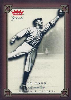 2004 Fleer Greats of the Game #2 Ty Cobb Front