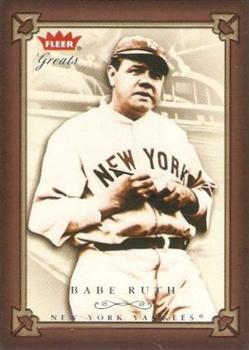2004 Fleer Greats of the Game #6 Babe Ruth Front
