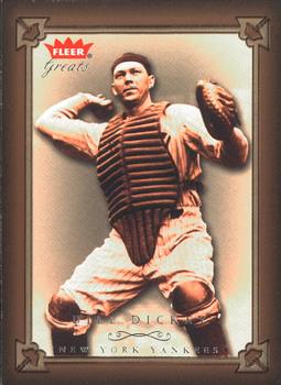 2004 Fleer Greats of the Game #14 Bill Dickey Front