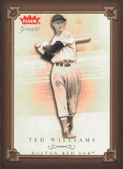 2004 Fleer Greats of the Game #15 Ted Williams Front