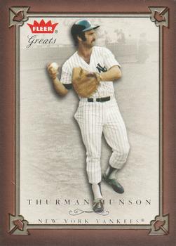 2004 Fleer Greats of the Game #17 Thurman Munson Front
