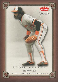 2004 Fleer Greats of the Game #52 Eddie Murray Front