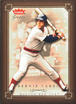 2004 Fleer Greats of the Game #59 Bernie Carbo Front