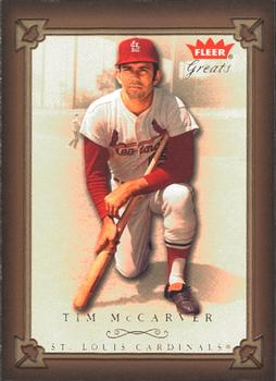 2004 Fleer Greats of the Game #79 Tim McCarver Front