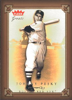 2004 Fleer Greats of the Game #94 Johnny Pesky Front