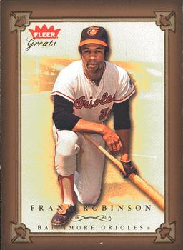 2004 Fleer Greats of the Game #96 Frank Robinson Front