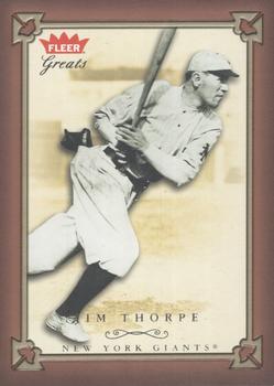 2004 Fleer Greats of the Game #109 Jim Thorpe Front