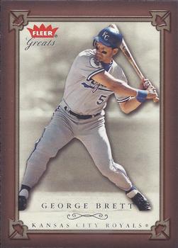 2004 Fleer Greats of the Game #38 George Brett Front