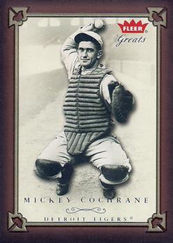 2004 Fleer Greats of the Game #8 Mickey Cochrane Front