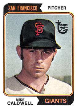 2014 Topps - 75th Anniversary Buybacks 1974 #344 Mike Caldwell Front
