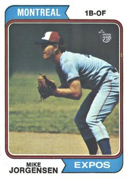 2014 Topps - 75th Anniversary Buybacks 1974 #549 Mike Jorgensen Front