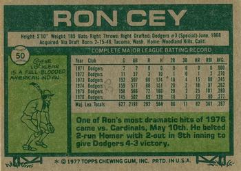 2014 Topps - 75th Anniversary Buybacks 1977 #50 Ron Cey Back