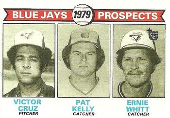2014 Topps - 75th Anniversary Buybacks 1979 #714 Blue Jays 1979 Prospects (Victor Cruz / Pat Kelly / Ernie Whitt) Front