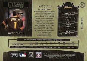 2004 Playoff Prime Cuts II - Material Combo Prime #98 Ozzie Smith Back