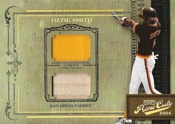 2004 Playoff Prime Cuts II - Material Combo Prime #98 Ozzie Smith Front