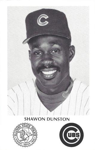 1995 Chicago Cubs Police #NNO Shawon Dunston Front