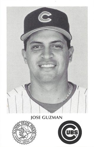 1995 Chicago Cubs Police #NNO Jose Guzman Front