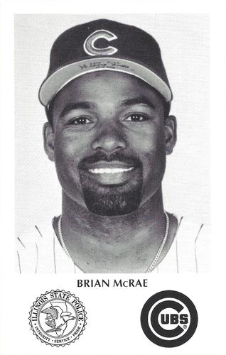 1995 Chicago Cubs Police #NNO Brian McRae Front