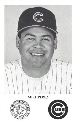 1995 Chicago Cubs Police #NNO Mike Perez Front
