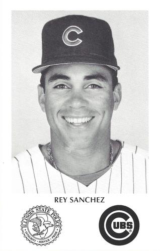 1995 Chicago Cubs Police #NNO Rey Sanchez Front