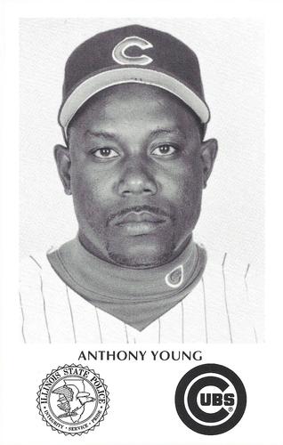 1995 Chicago Cubs Police #NNO Anthony Young Front
