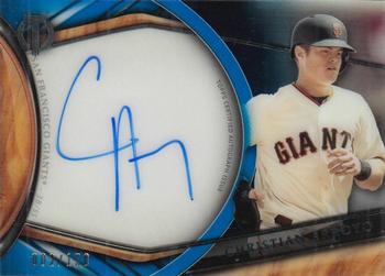 2018 Topps Tribute - Autographs Blue #TA-CA Christian Arroyo Front