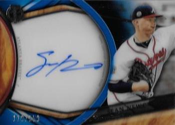 2018 Topps Tribute - Autographs Blue #TA-SN Sean Newcomb Front