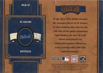 2004 Playoff Prime Cuts II - MLB Icons #MLB-37 Al Kaline Back