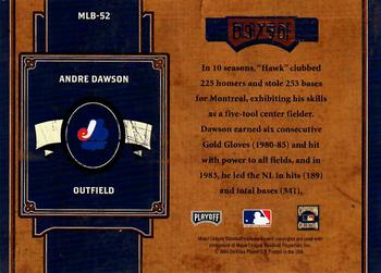 2004 Playoff Prime Cuts II - MLB Icons #MLB-52 Andre Dawson Back
