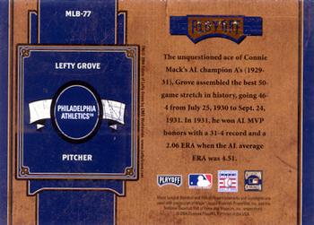 2004 Playoff Prime Cuts II - MLB Icons #MLB-77 Lefty Grove Back