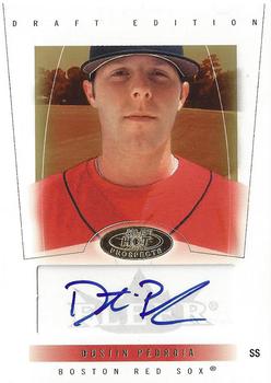 2004 Fleer Hot Prospects Draft Edition #109 Dustin Pedroia Front