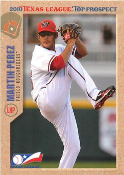2010 Grandstand Texas League Top Prospects #NNO Martin Perez Front