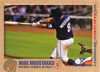 2010 Grandstand Texas League Top Prospects #NNO Mike Moustakas Front