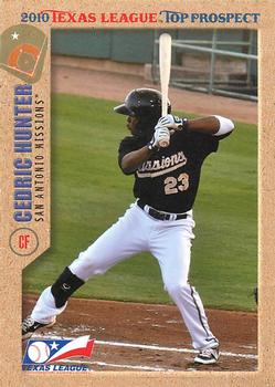 2010 Grandstand Texas League Top Prospects #NNO Cedric Hunter Front