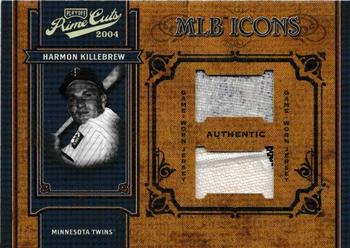 2004 Playoff Prime Cuts II - MLB Icons Material Combo #MLB-49 Harmon Killebrew Front
