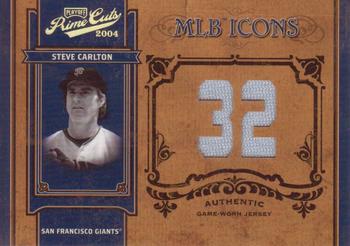 2004 Playoff Prime Cuts II - MLB Icons Material Number #MLB-92 Steve Carlton Front