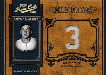 2004 Playoff Prime Cuts II - MLB Icons Material Number #MLB-100 Harmon Killebrew Front