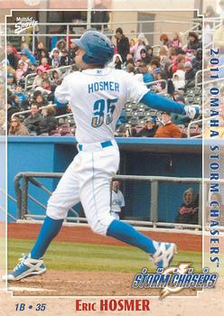 2011 MultiAd Omaha Storm Chasers - Non-Numbered Promo #NNO Eric Hosmer Front
