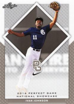 2016 Leaf Perfect Game National Showcase #68 Ivan Johnson Front