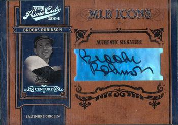 2004 Playoff Prime Cuts II - MLB Icons Signature Century Silver #MLB-3 Brooks Robinson Front